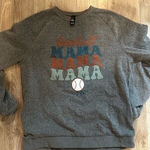 Baseball mama sweatshirt